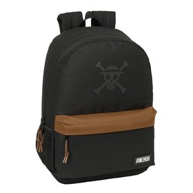 Mokyklinis krepšys One Piece Juoda 30 x 46 x 14 cm