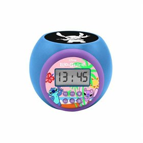 Radio Alarm Clock with LCD Projector Lexibook Stitch