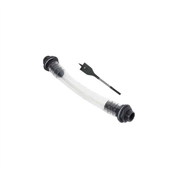 Rain butt connection set with drill 3/4"