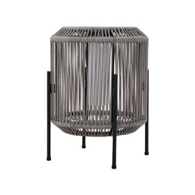 Garden light BREDAMI with solar panel, grey