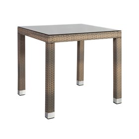 Table LARACHE 80x80xH75cm, beige