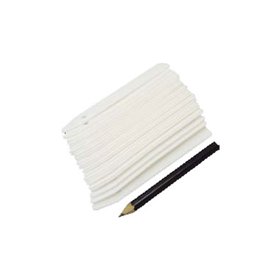 Plastic Tags with a Pencil