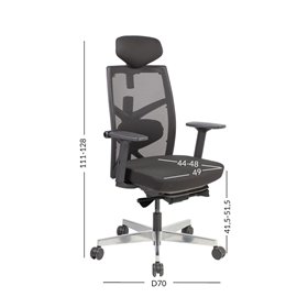 Task chair TUNE black