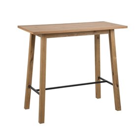 Bar table CHARA 117x58xH105cm, oak