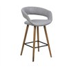 Counter stool GRACE light grey