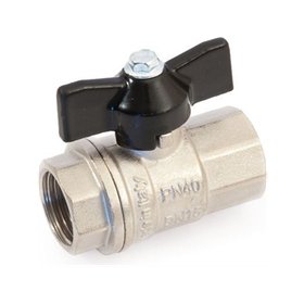Ball valve FF 1'' with butterfly