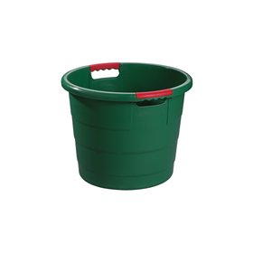 Multi-purpose round container TONI, green 30L