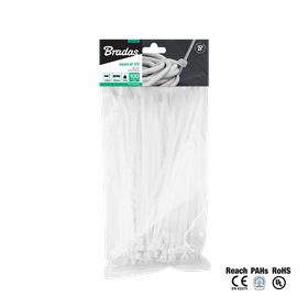 Cable ties 2,5 x 120mm NEUTRAL, 100pcs.