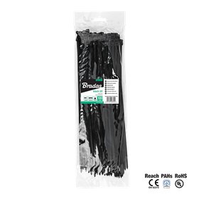 Cable ties 4,8 x 380mm, UVBlack 100pcs