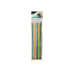 Multifunction tie 3,6 x 300mm, 7-COLOUR MIX - 100pcs