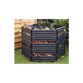 AIR-KING composter 1100 L, black