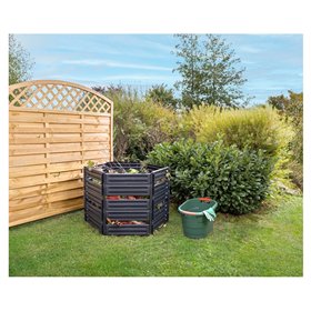 AIR-KING composter 600 L, black
