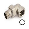 Elbow o-ring connector MF 1'', chrome plated