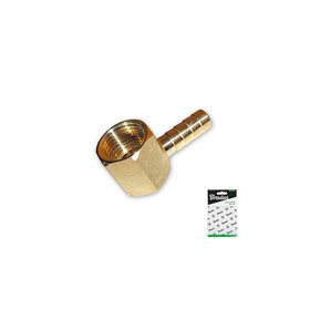Angled connector 1/2" x 10mm BRASS