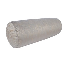 Pillow roll NICE D18x50cm, grey - golden