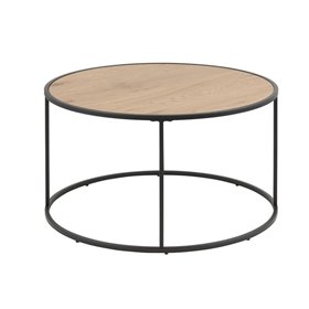 Coffee table SEAFORD D80xH45cm, oak