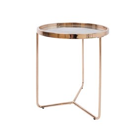 Side table ASTOR D45xH49cm gold