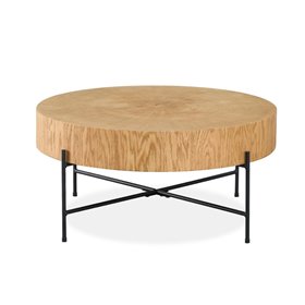 Coffee table CASTINO D75xH36cm, oak