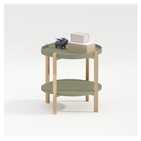 Side table NORAH D50xH55cm, green