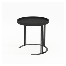 Side table KEIRA D50xH50cm, black