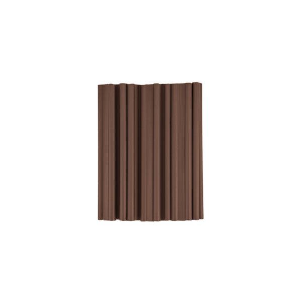 Clips for screen strips SOLID- brown