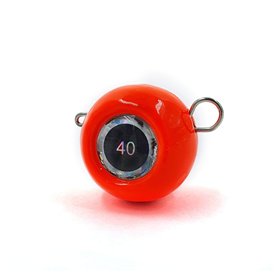 Jig sinker RB, 40 g, red, 3 pcs, Merganser