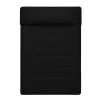 Reversible Bedspread HappyFriday Basic Dash Black 260 x 260 cm