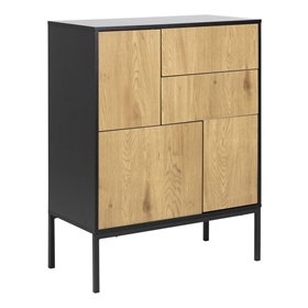 Sideboard SEAFORD 80x40xH103cm, oak