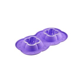 Plastic bowl Double with base 200mlx42x23cm