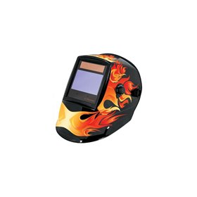Flame style, electronic welding helmet Truper®
