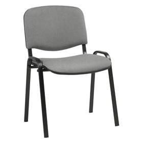 Guest chair ISO grey/black