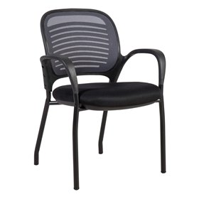 Guest chair TORINO grey/black