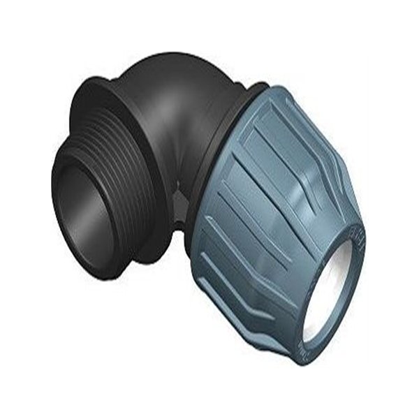 PP Compression elbow 63x2" F Elysee