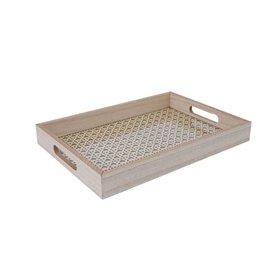 Tray HAZEL 35x25cm, beige