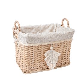 Basket WILLI TASSEL 36x26xH26cm