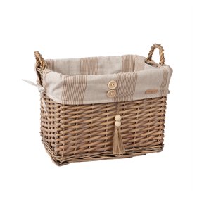 Basket WILLI STRIPE 36x26xH26cm