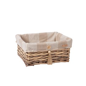Basket WILLI STRIPE 34x25xH15cm