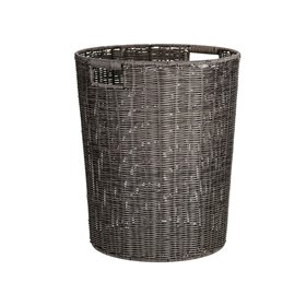 Basket BASILE D39/32,5xH46,5cm, dark