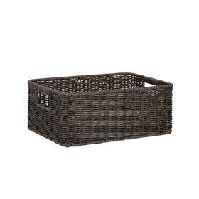 Basket BASILE 34x24xH13,5cm, dark