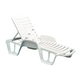 Deck chair FISSO white