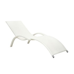 Deck chair MERIDIAN white