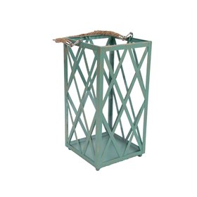 Lantern THALIE H28,5cm, green