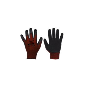 Gloves FLASH GRIP RED latex, size 7