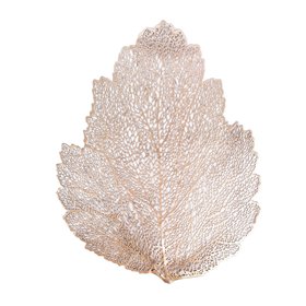 Placemat BIG LEAF, 36x45cm, gold