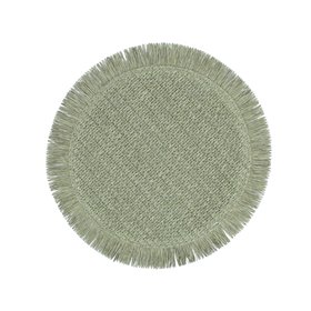 Table mat SUZAN D38cm jute, green