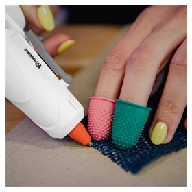 Rubber finger guard for hot glue, 6 pcs.