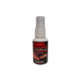 Groundbait additive TRAPER Atomix Strawberry 50g