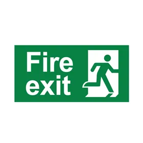 BRY-EXIT SING-FIRE EXIT-PVC