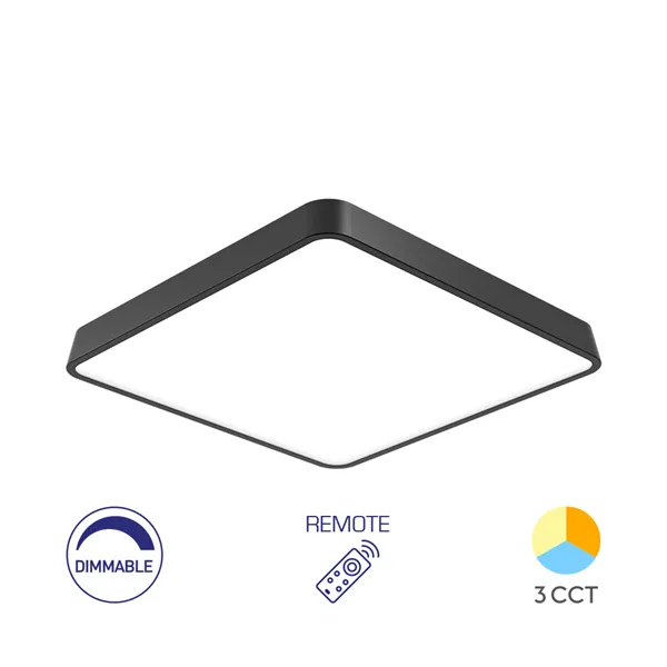 BRY-BLADE-SS-SQR-BLC-45W-RMT-CEILING LIGHT