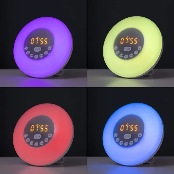 Sunrise Alarm Clock with Speaker Slockar InnovaGoods